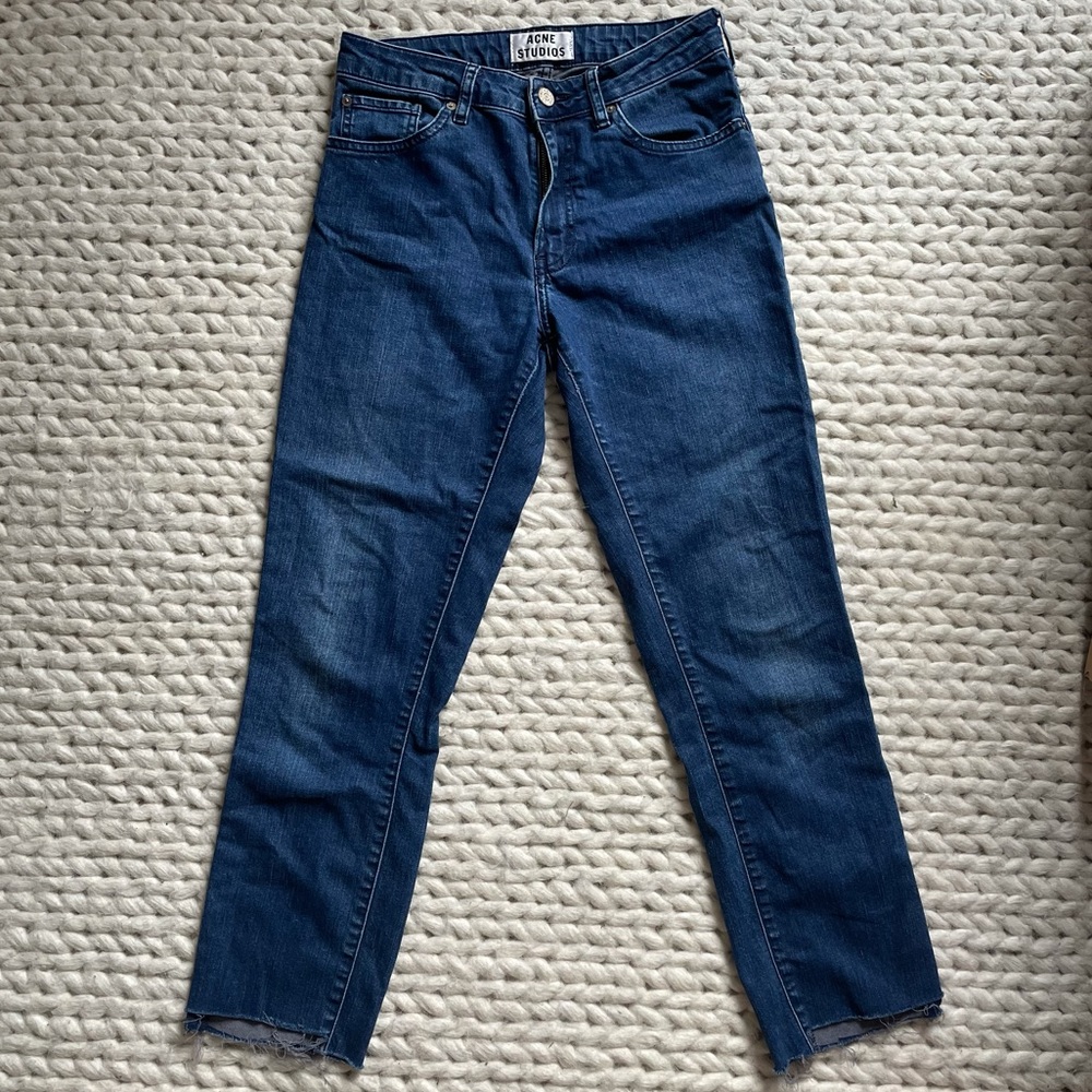 Acne Studios Needle Relax Straight Leg Jeans